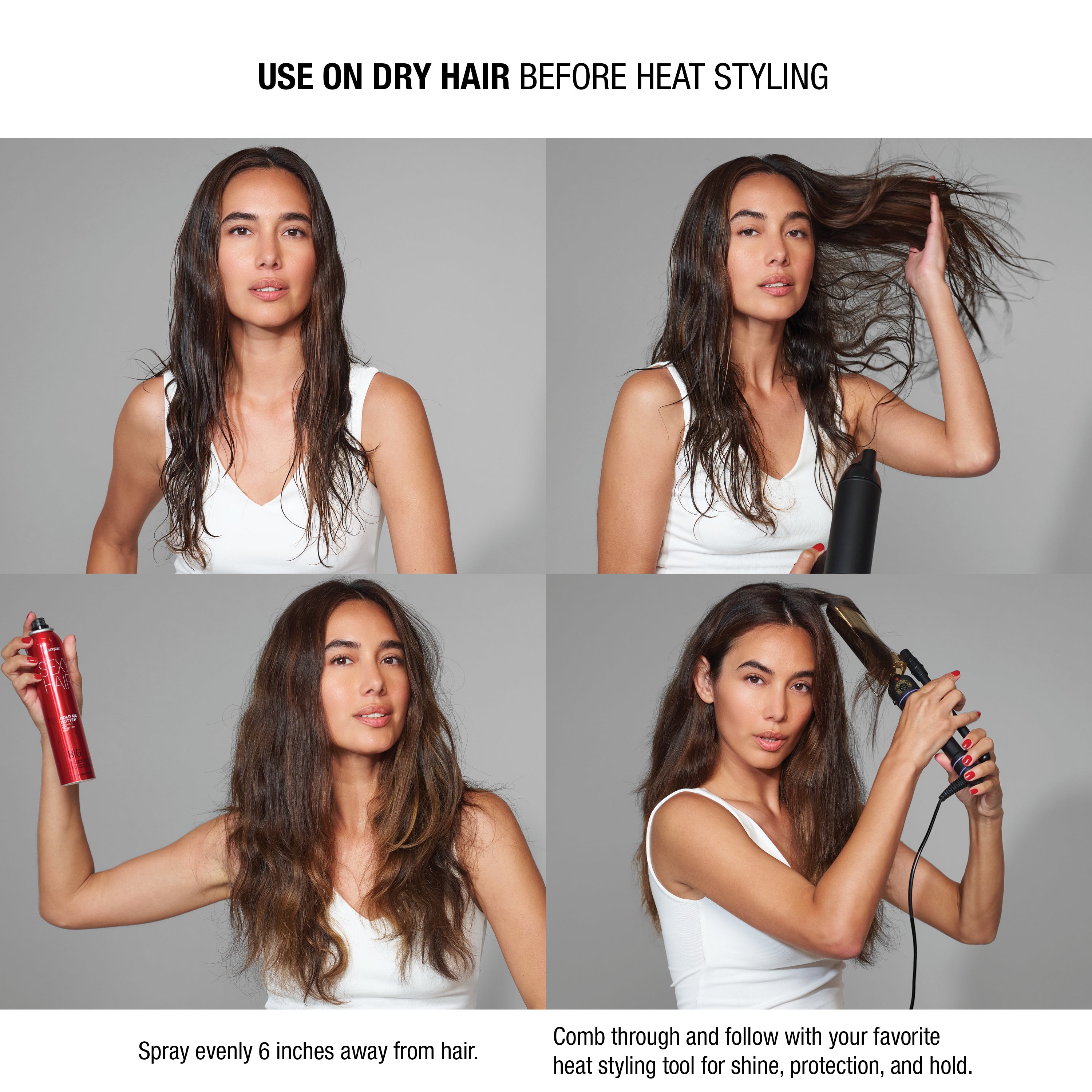 Big Hold Me Hotter High Hold Heat Protection Spray
