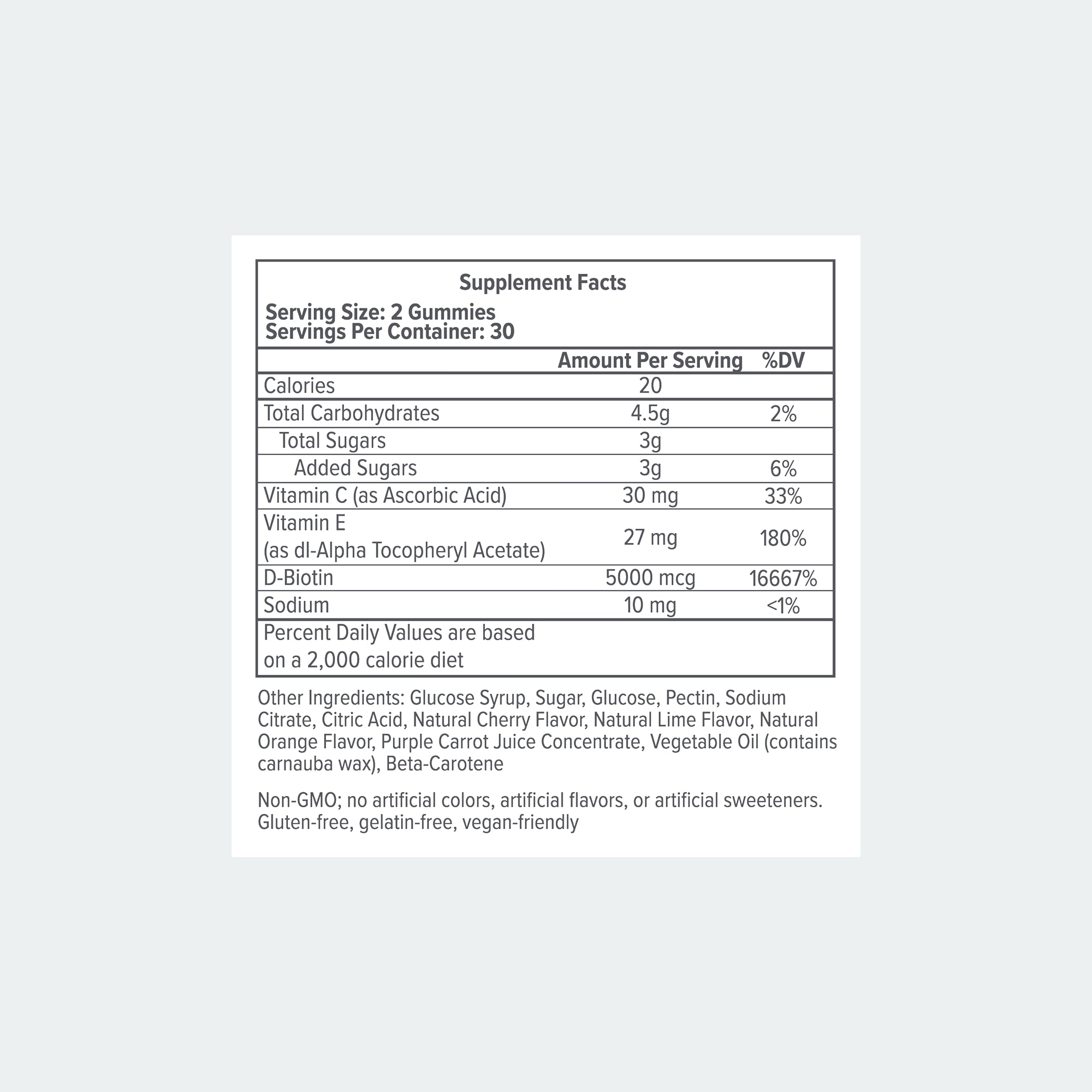 Colorsmith Biotin Hair Gummies