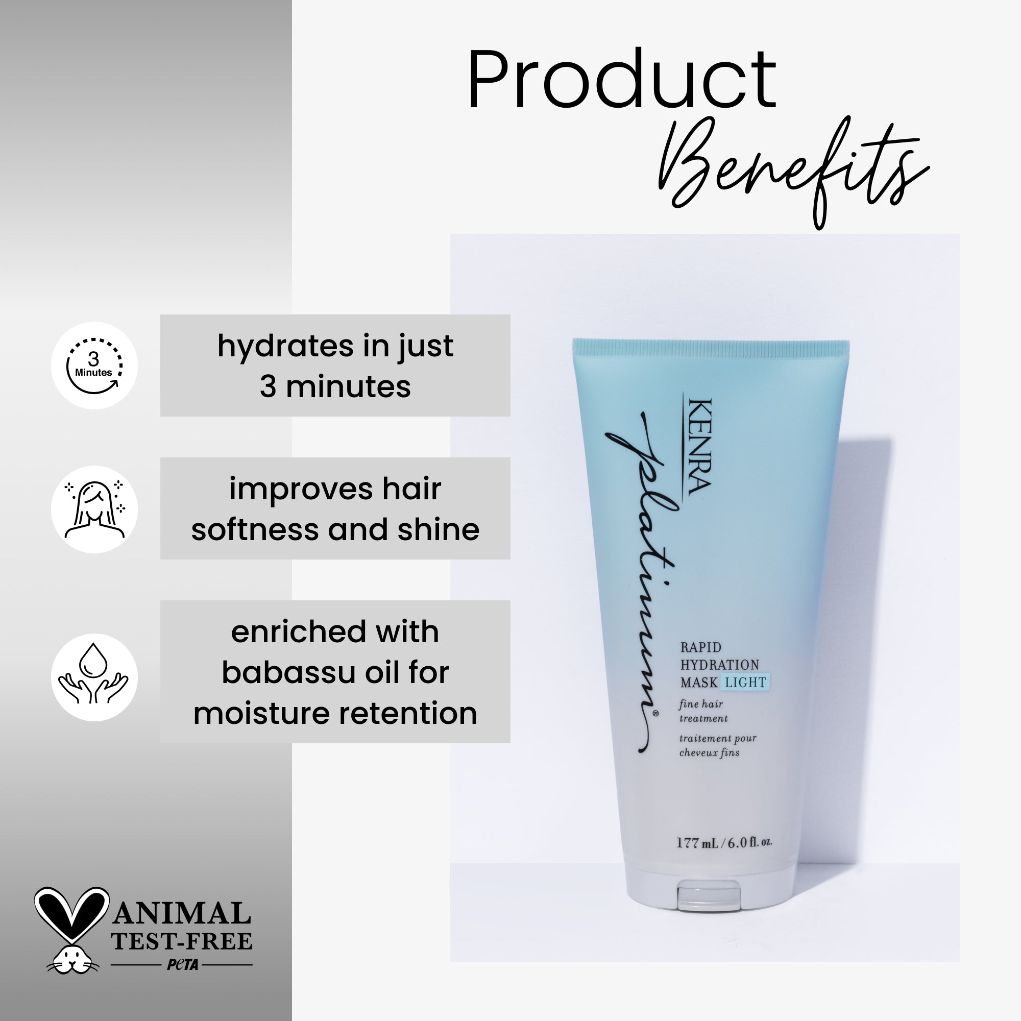 Kenra Platinum Rapid Hydration Mask Light