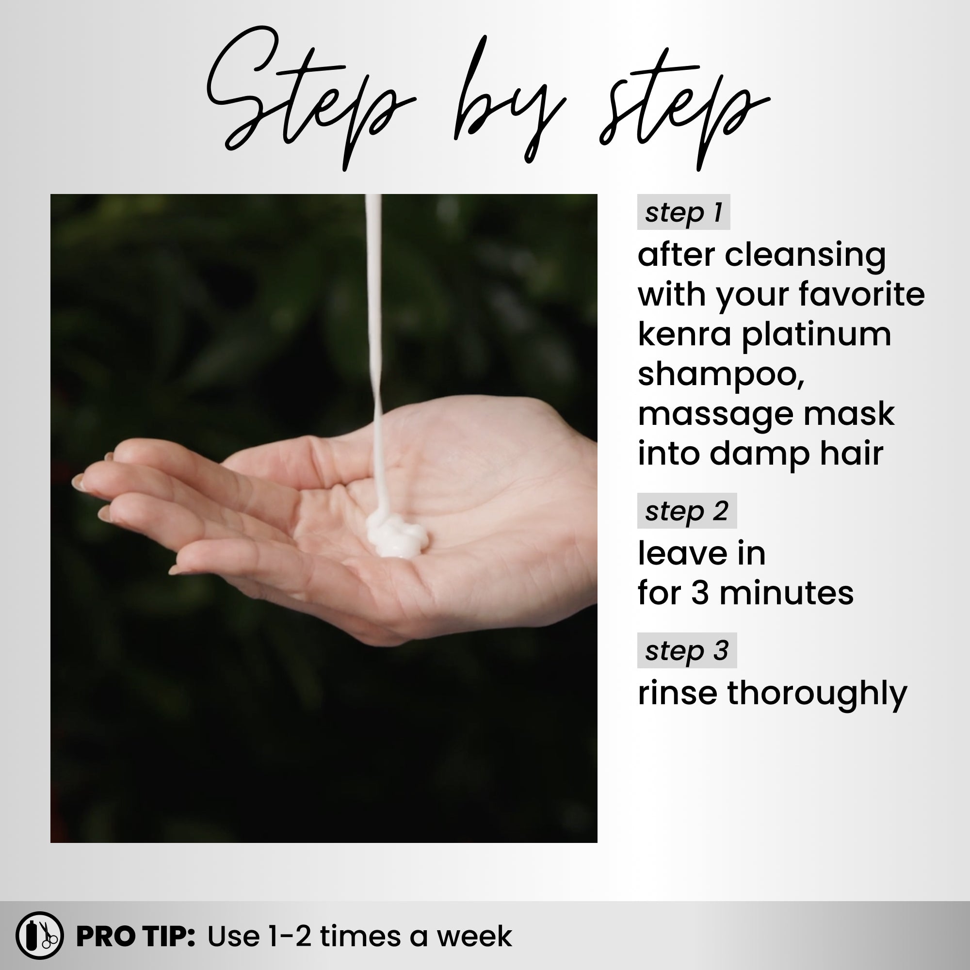 Kenra Platinum Rapid Hydration Mask Light