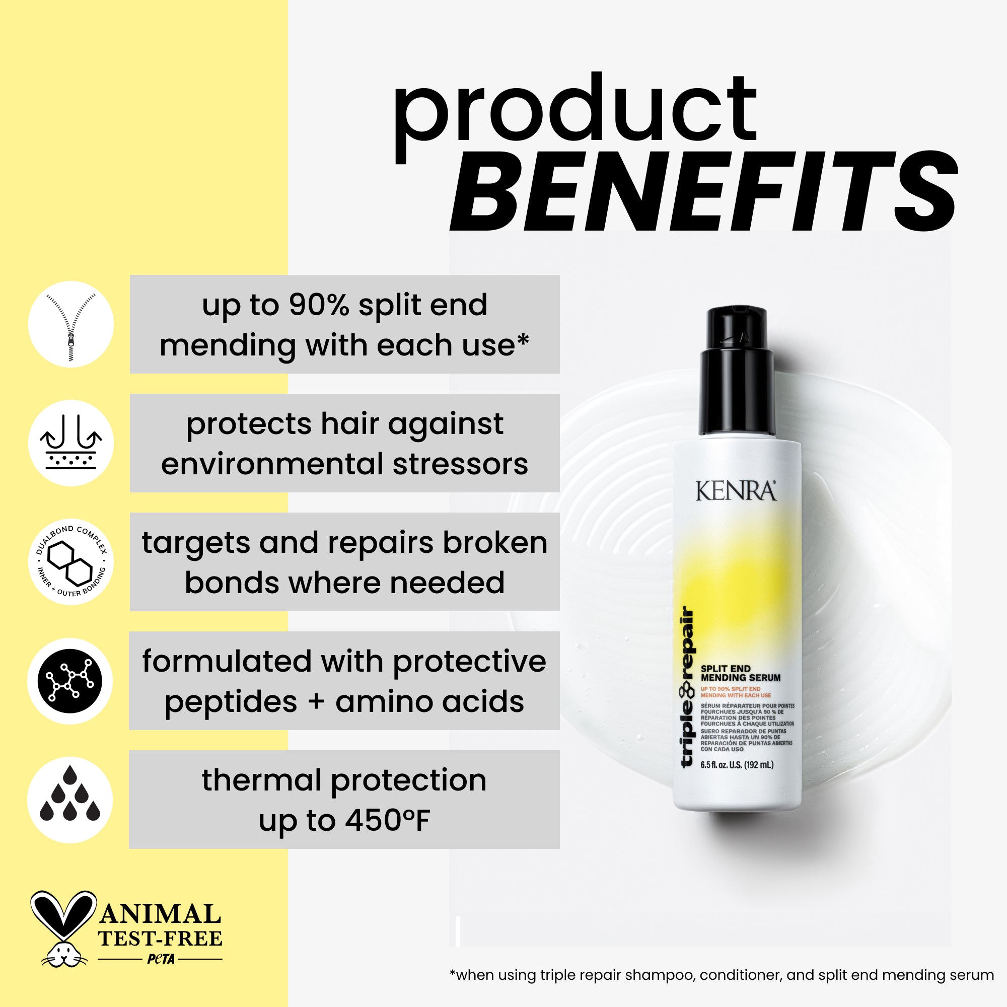 Triple Repair Split End Mending Serum