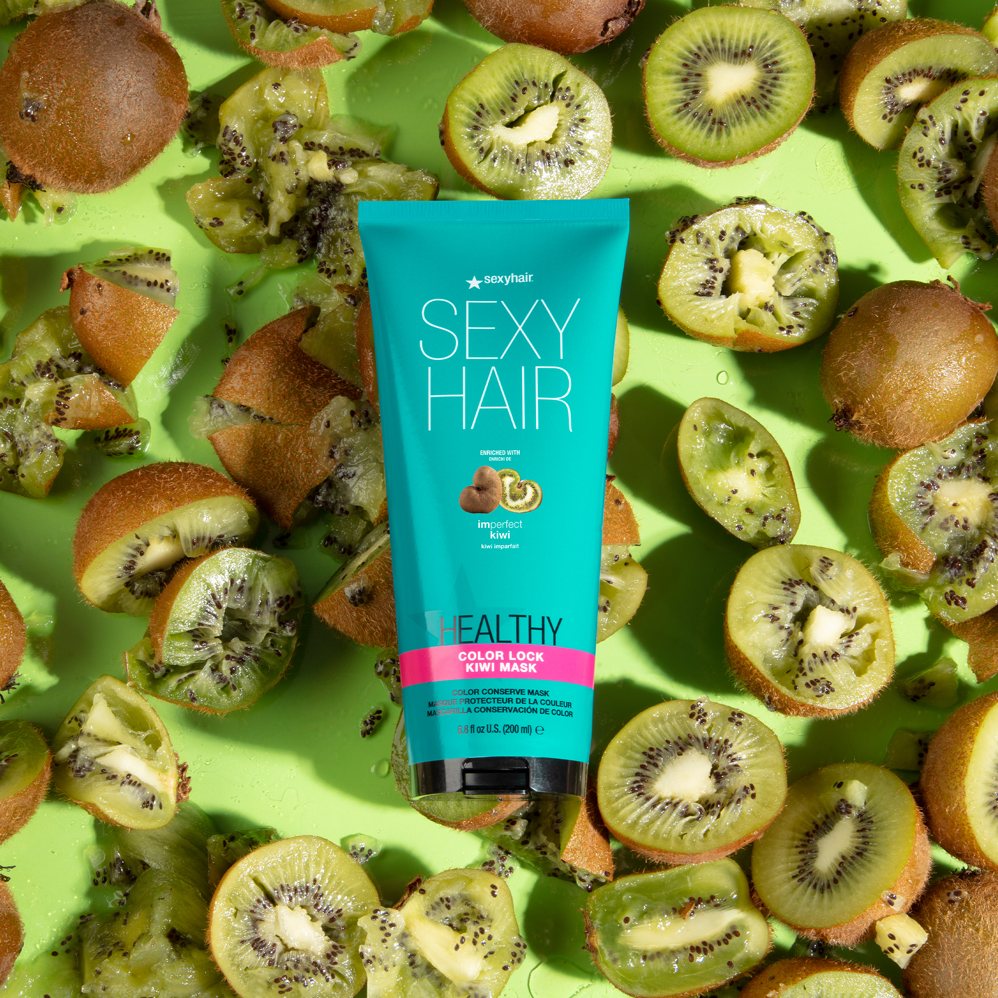 Healthy SexyHair Imperfect Fruit Color Lock Kiwi Mask