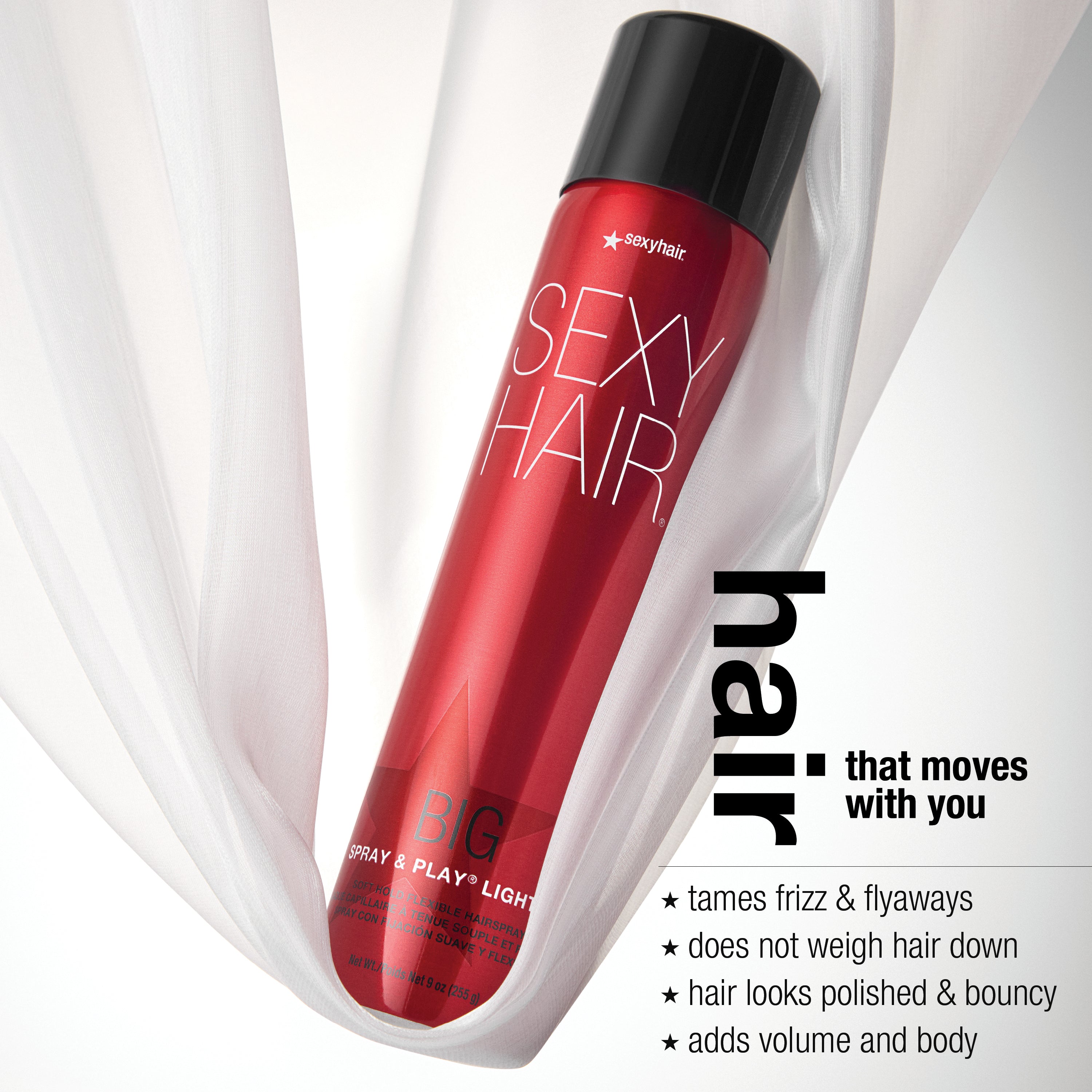 Big Spray & Play Lighter Soft Hold Flexible Hairspray