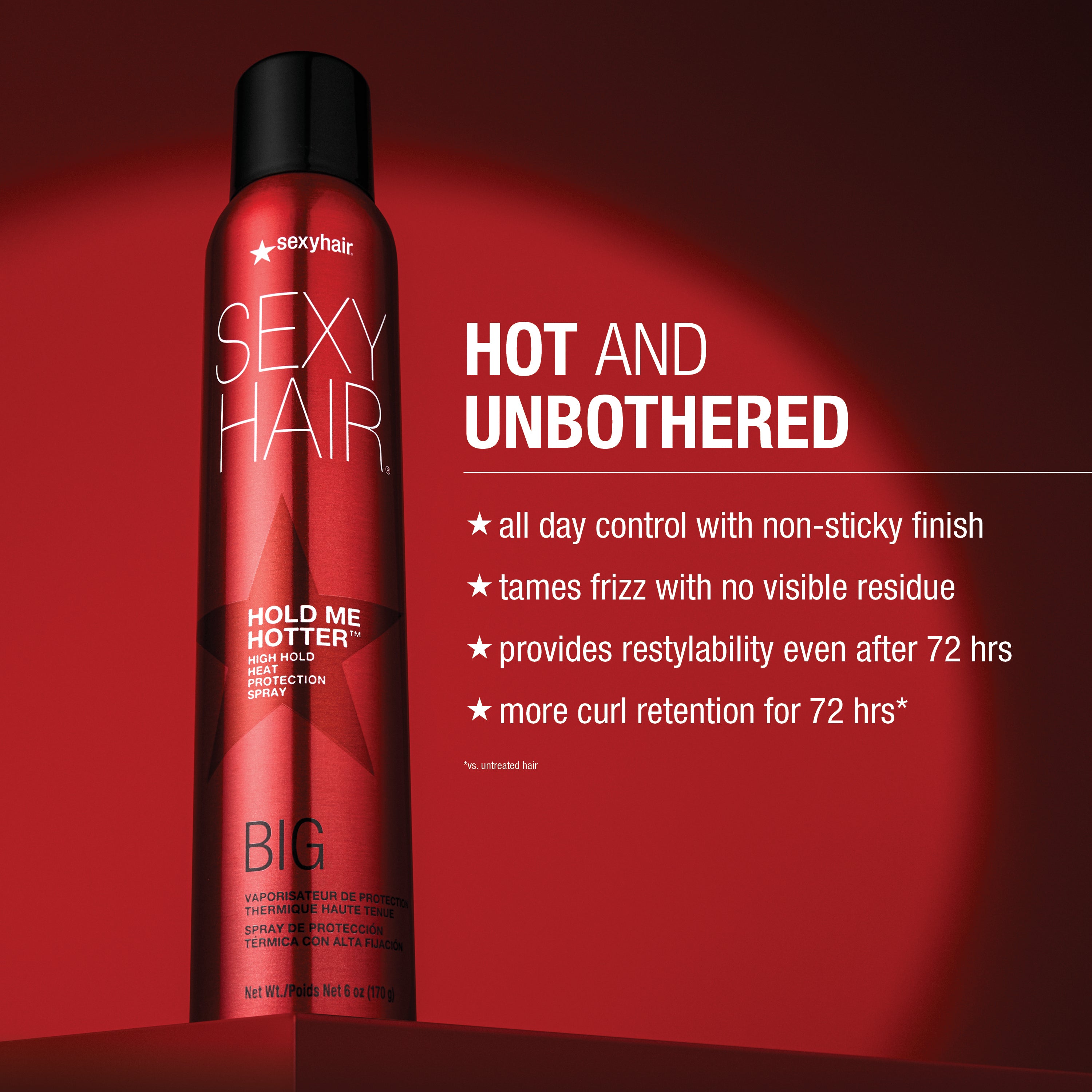 Big Hold Me Hotter High Hold Heat Protection Spray