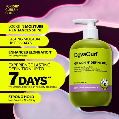 Quench'n Define Gel Strong Hold Non-Cruch Styler
