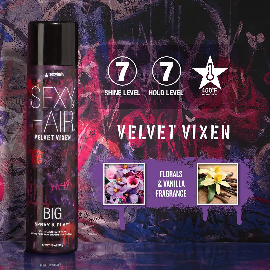Big Spray & Play Velvet Vixen Volumizing Hairspray