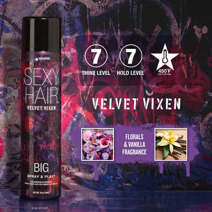 Big Spray & Play Velvet Vixen Volumizing Hairspray