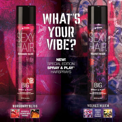 Big Spray & Play Burgundy Bliss Volumizing Hairspray