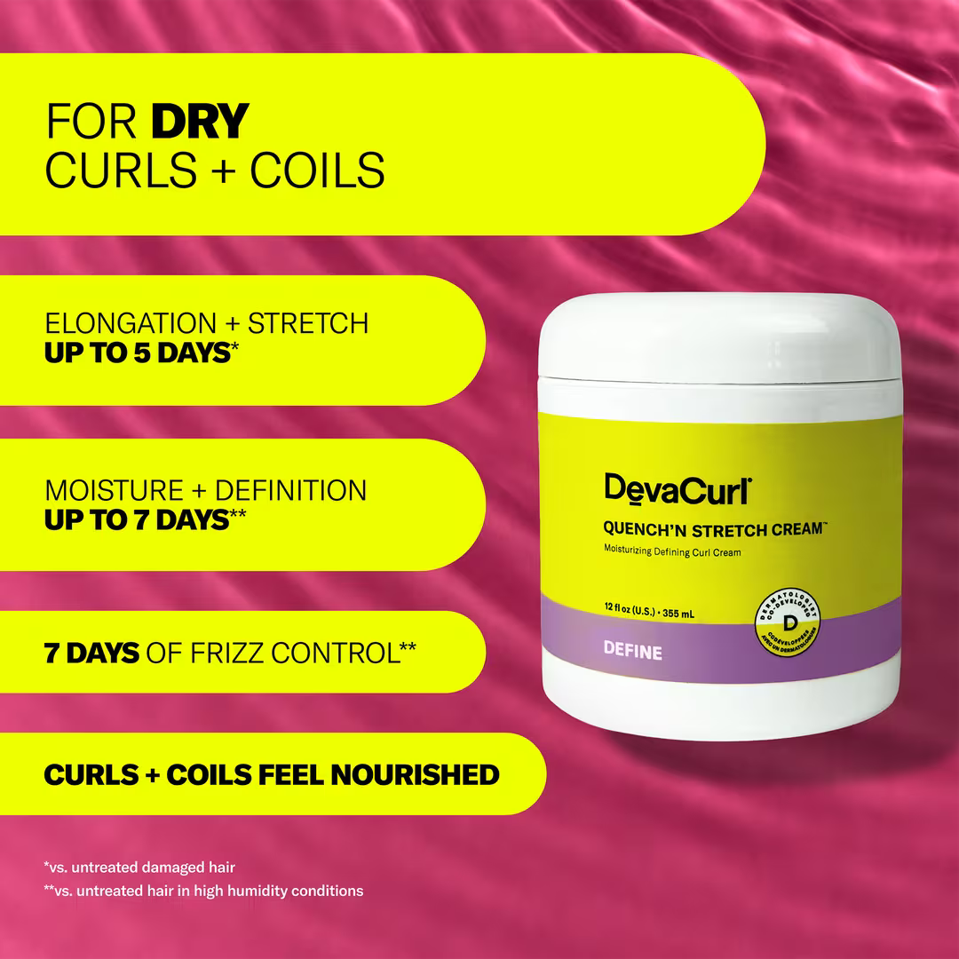 Quench'n Stretch Cream Moisturizing Defining Curl Cream