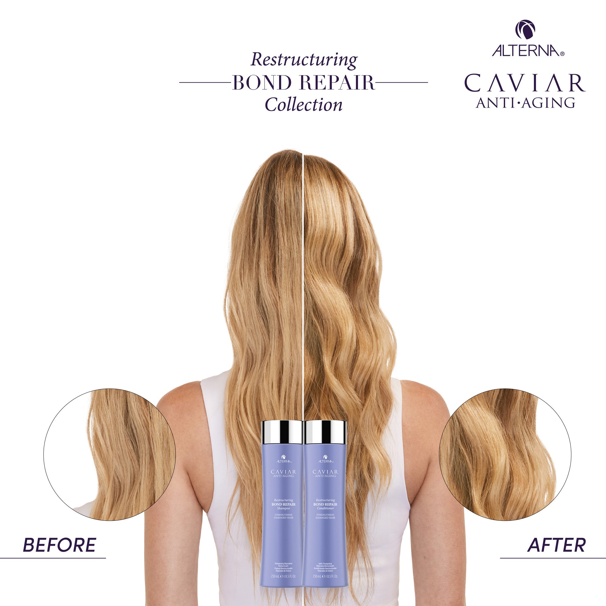 ALTERNA CAVIAR Anti-Aging Restructuring Bond Repair Shampoo