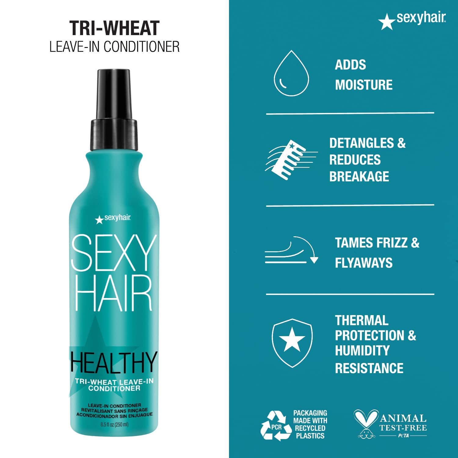 Healthy SexyHair Tri-Wheat Leave In Conditioner