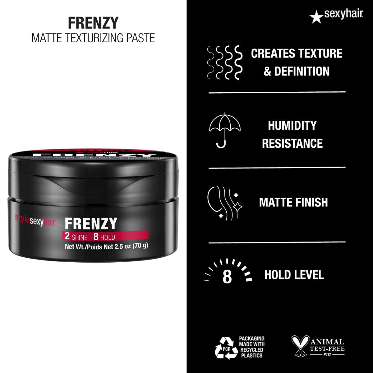 Style Frenzy Matte Texturizing Paste