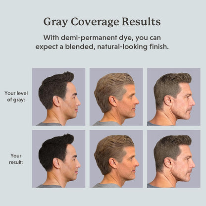 Demi-Permanent Hair & Beard Color for Blending Grays