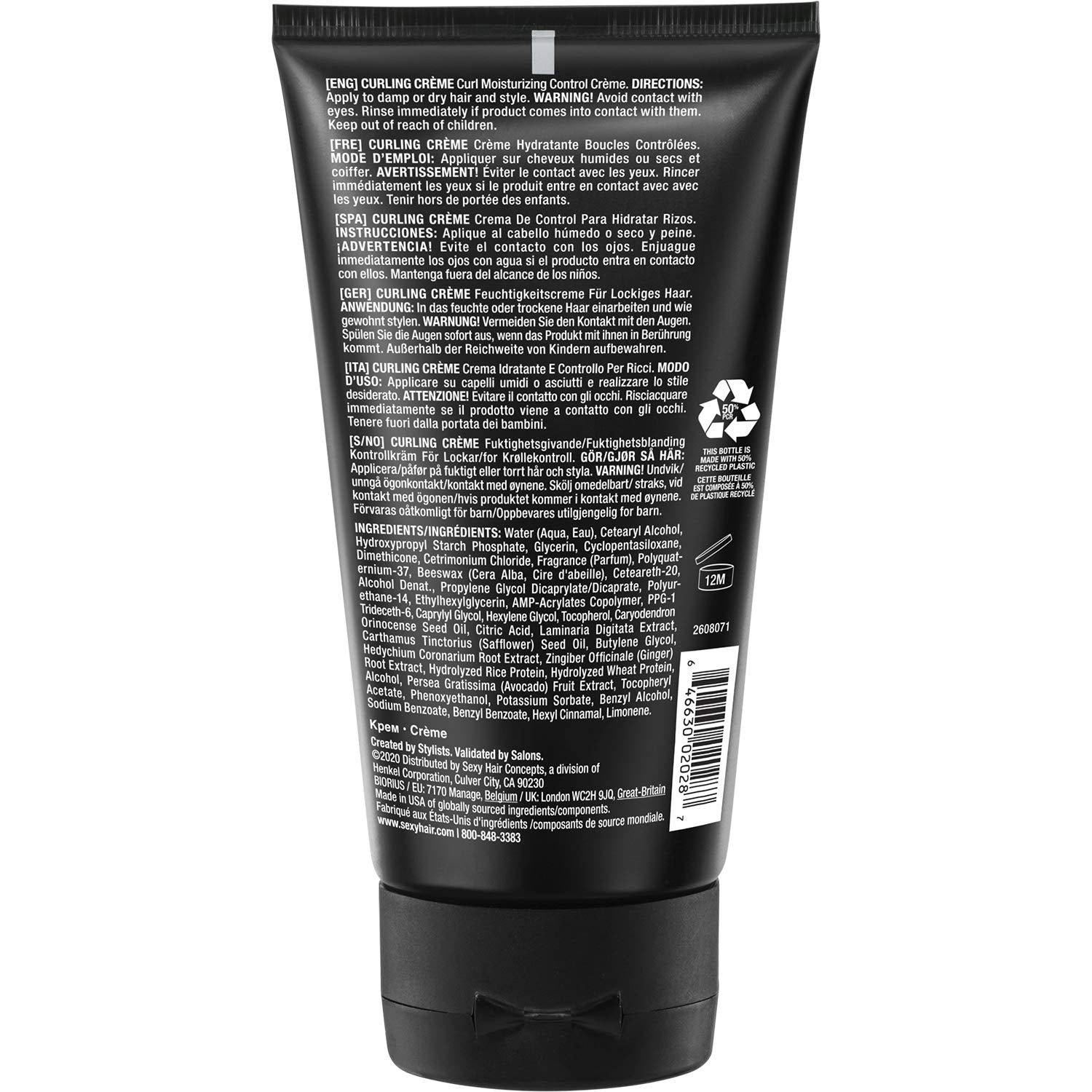Style Curling Crème Curl Moisturizing Control Crème