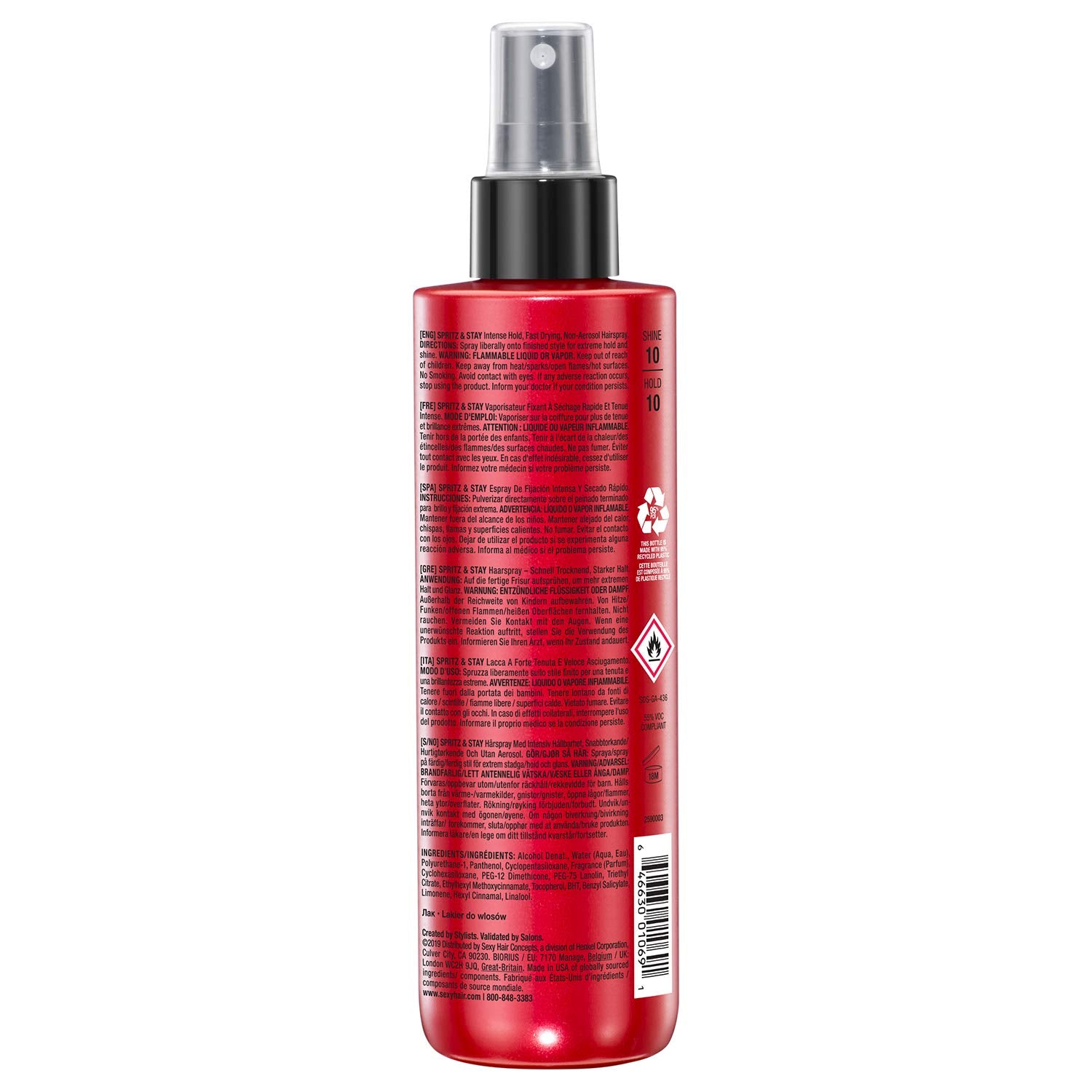 Big Spritz & Stay Intense Hold Non-Aerosol Hairspray