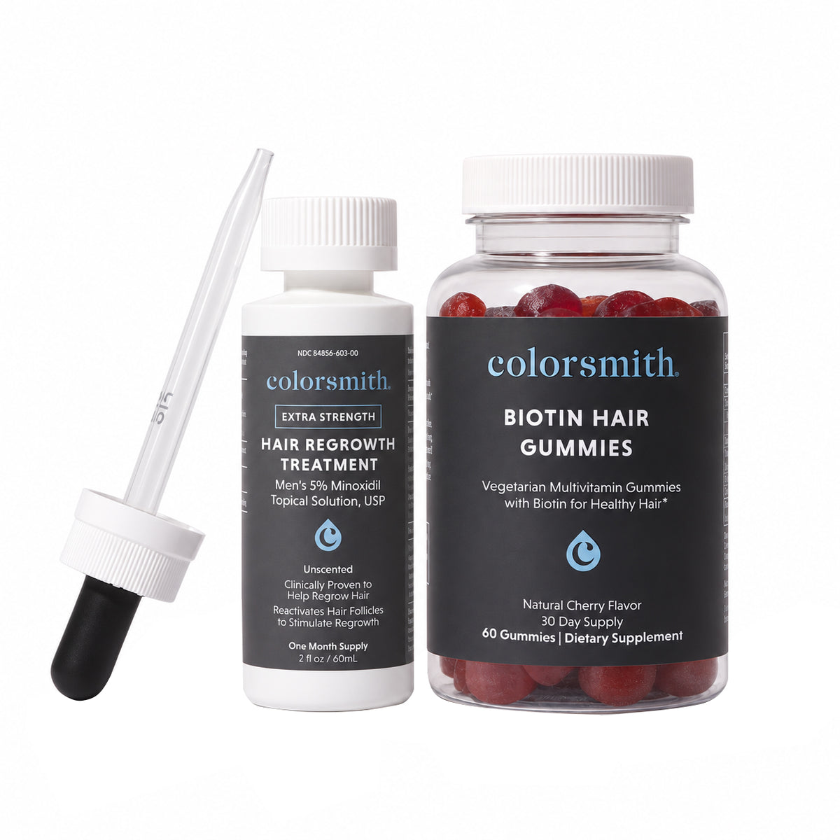 Hair Regrowth Treatment + Biotin Hair Gummies