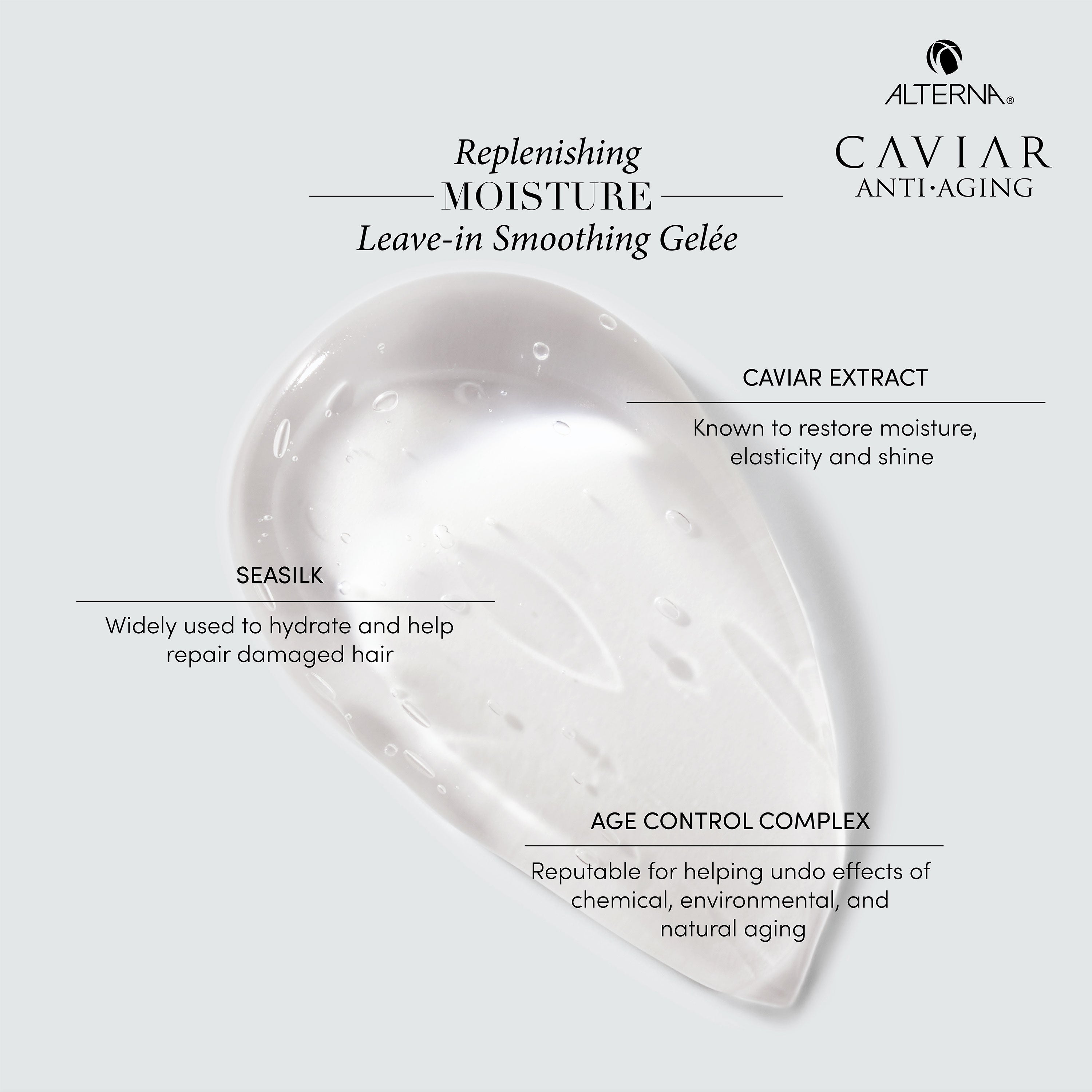 ALTERNA CAVIAR Replenishing Moisture Leave-In Smoothing Gelée