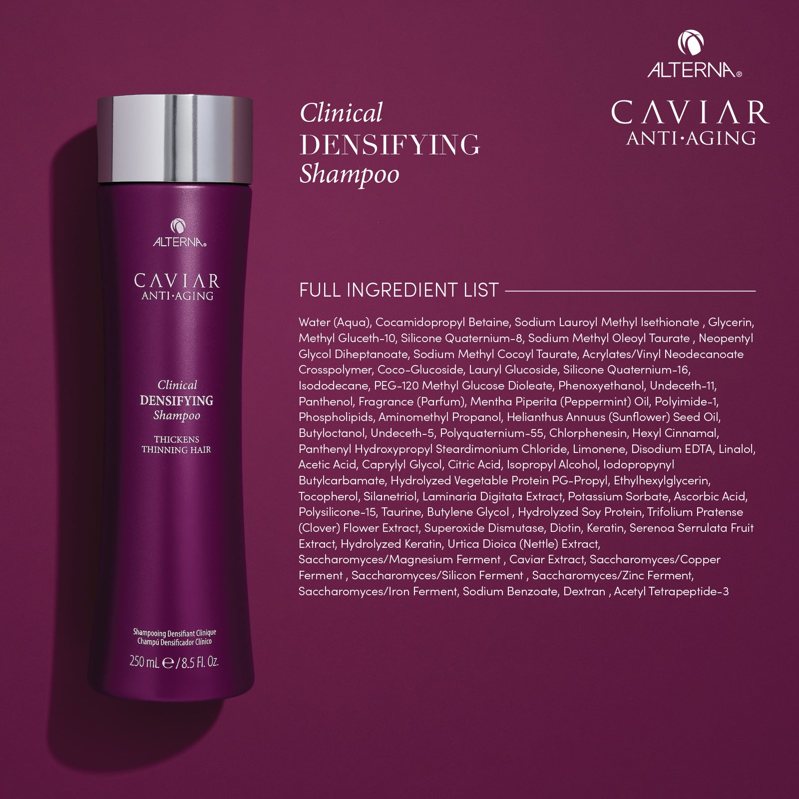 ALTERNA CAVIAR Anti-Aging Clinical Densifying Shampoo