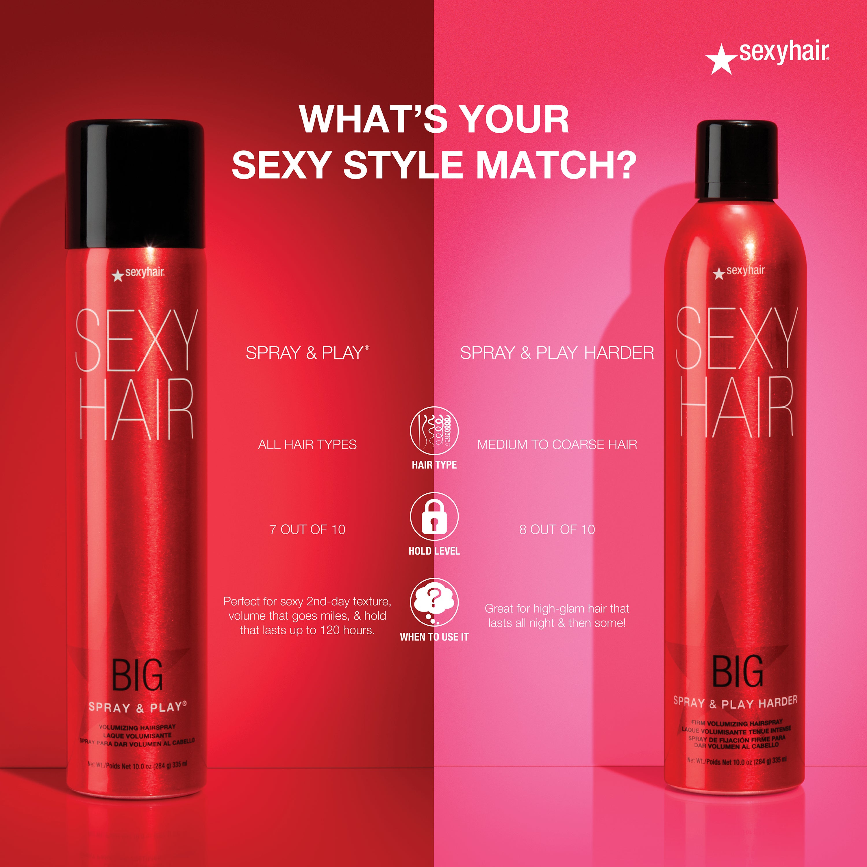 Big SexyHair Spray & Play Harder Firm Volumizing Hairspray