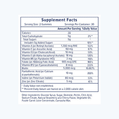 Biotin Hair Gummies